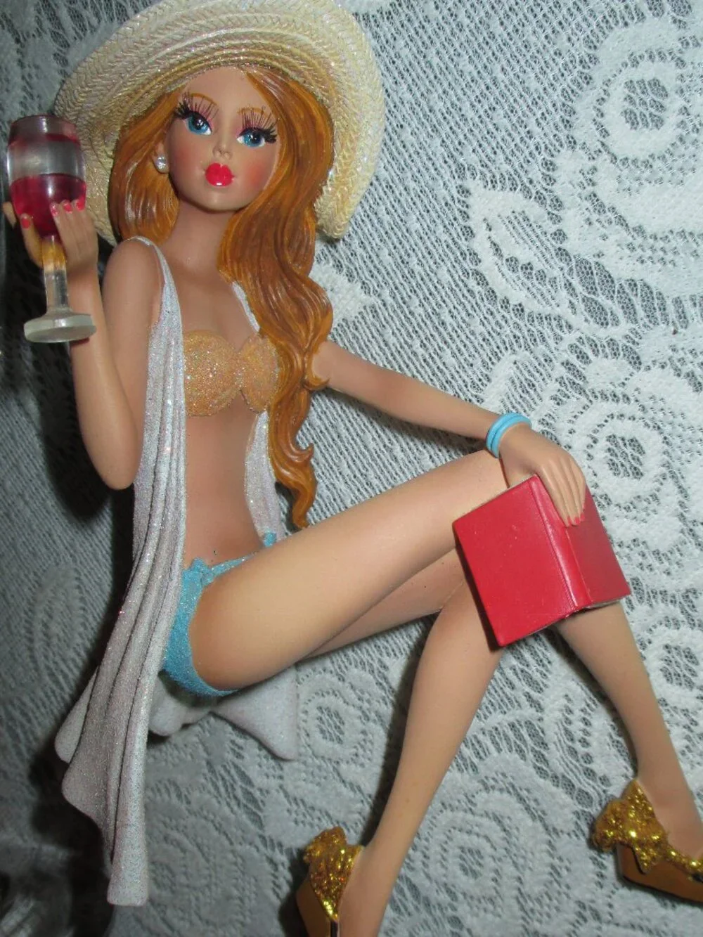 Summer Sparkle Girl in Glass